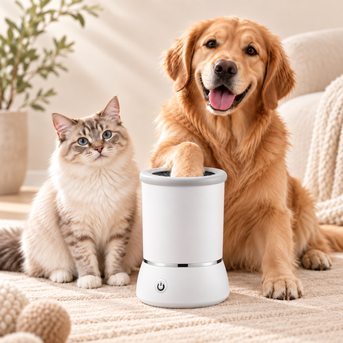Automatic Electric Pet Paw Cleaner for Dogs & Cats