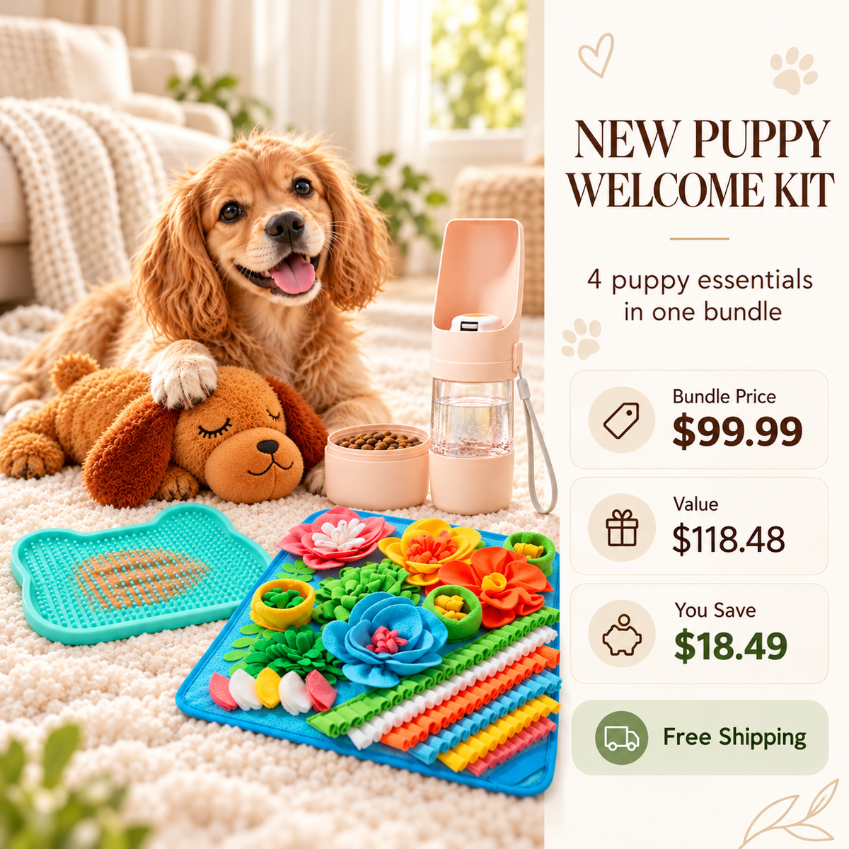 New Puppy Welcome Kit