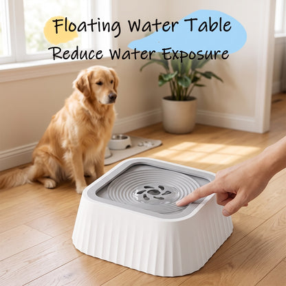 Anti-Spill Floating Water Bowl for Dogs &amp; Cats