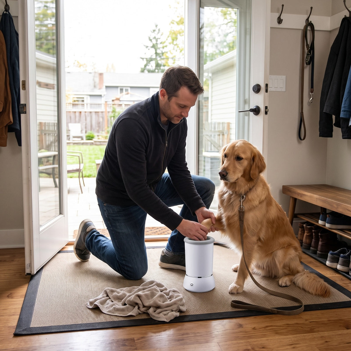 Automatic Electric Pet Paw Cleaner for Dogs &amp; Cats