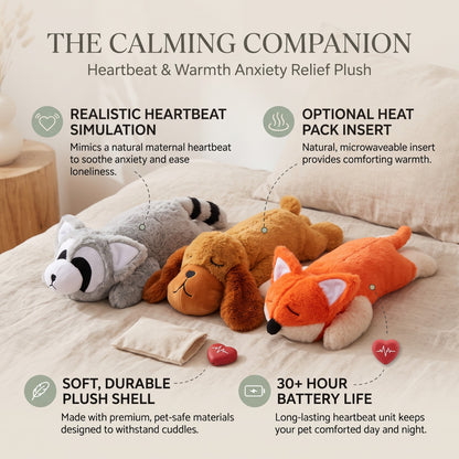 Heartbeat Comfort Plush Toy for Puppies &amp; Dogs