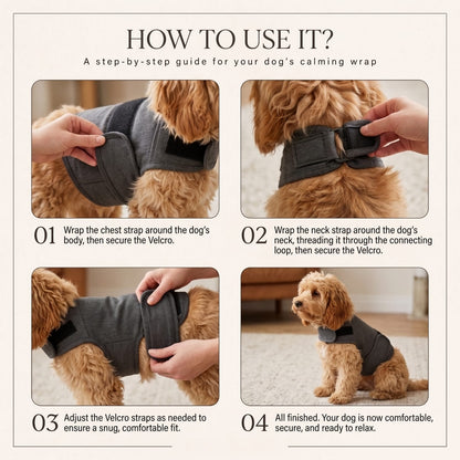 Adjustable Anxiety Pressure Vest for Dogs