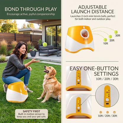 Automatic Dog Ball Launcher for Interactive Play