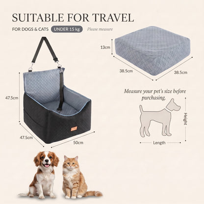 2-in-1 Pet Travel Booster &amp; Comfort Seat